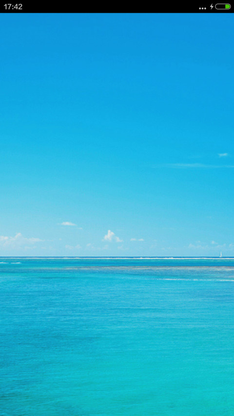 海边清新天空 screenshot