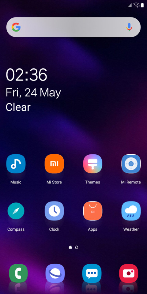 One UI DARK_DWM19 screenshot