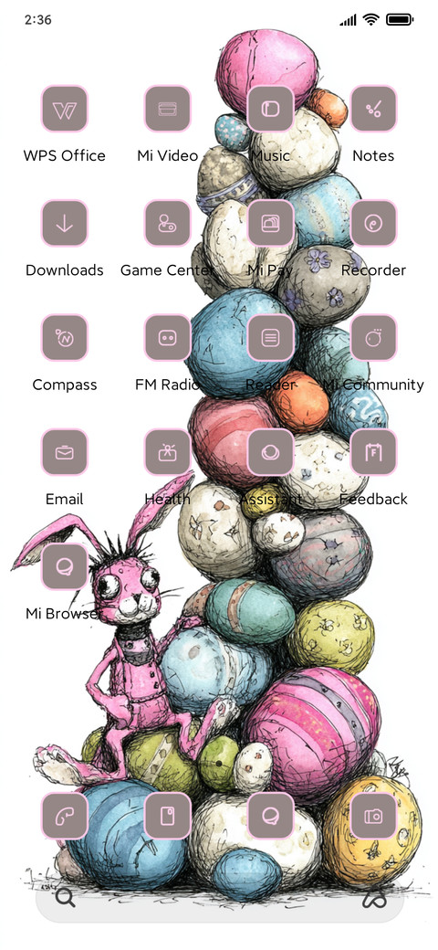 Bunny and eggs screenshot