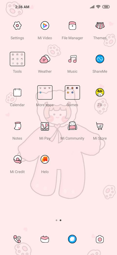 Pink cat girl screenshot