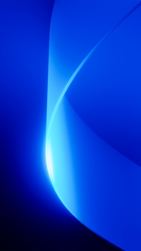 A smooth blue shape screenshot