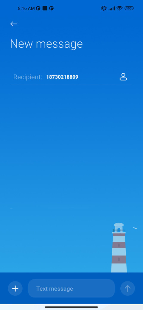 Blue sky seaside screenshot