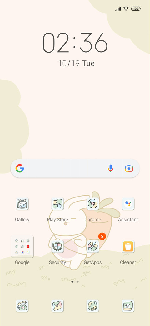 Cute rabbit screenshot