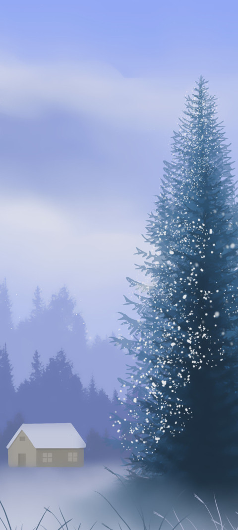 冬日大雪 景深 screenshot