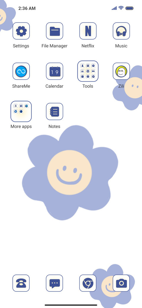 Klein Blue OS screenshot