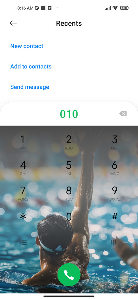 swimming contest screenshot