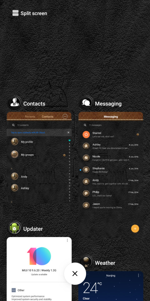 Leather Black screenshot