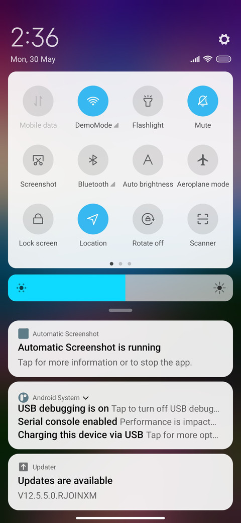 Sunrise bliss screenshot