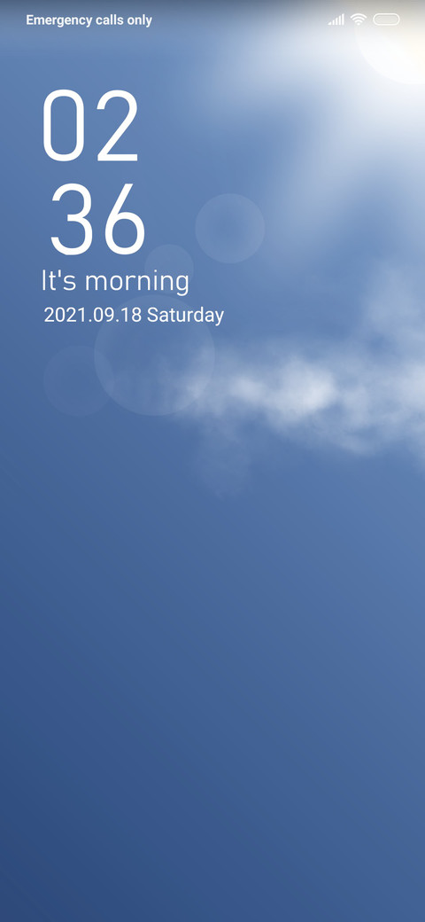 Weather diary screenshot