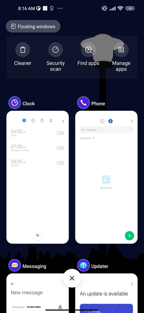 minimal light screenshot