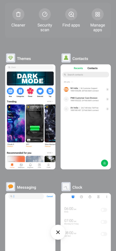 Thin UI White Light screenshot