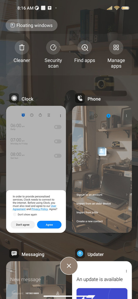 Perceived the desk screenshot