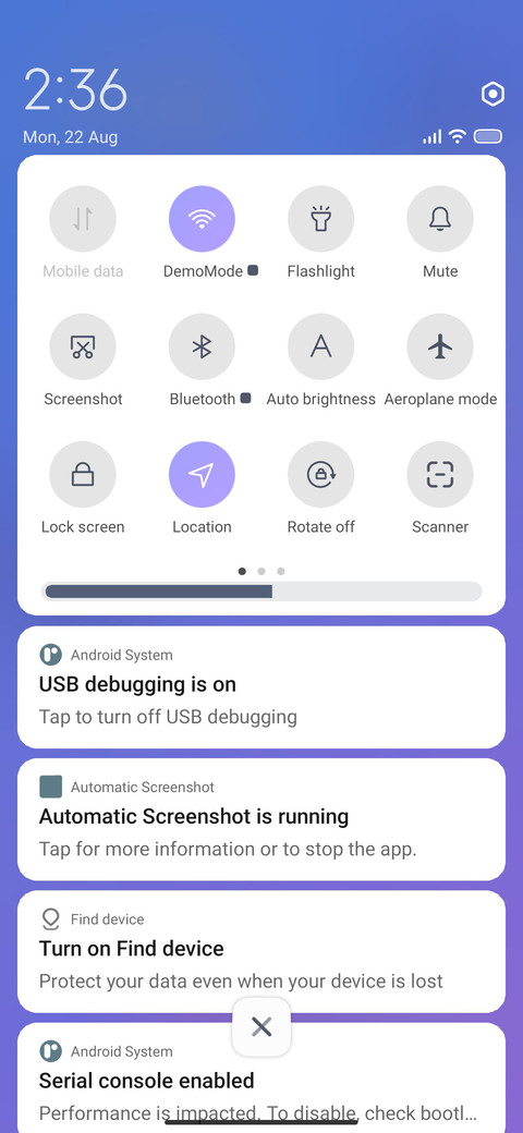Minimal Gradient screenshot