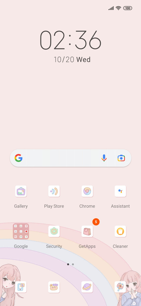 Rainbow girl screenshot