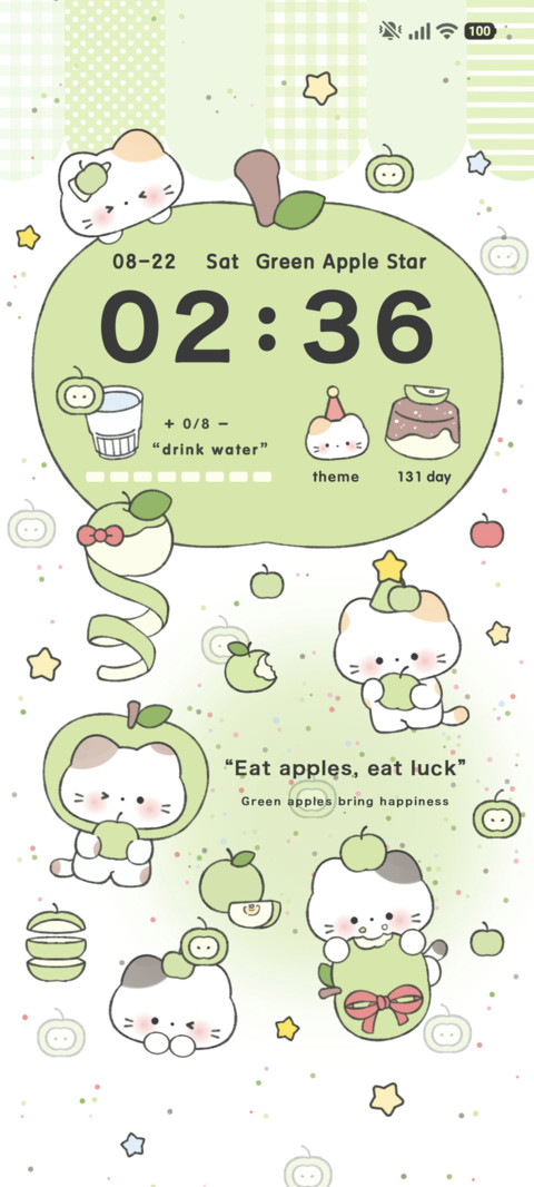 Lucky Apple Cat screenshot