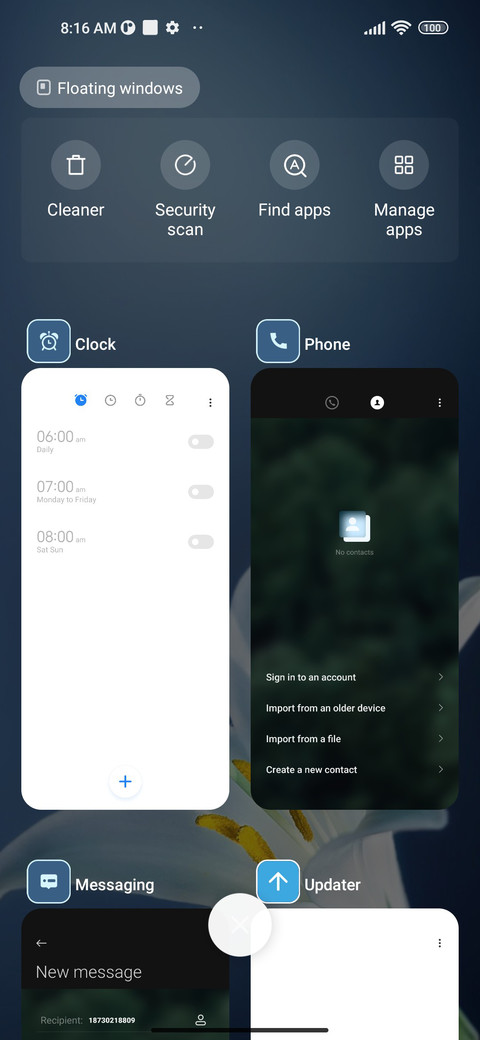 Minimalism screenshot