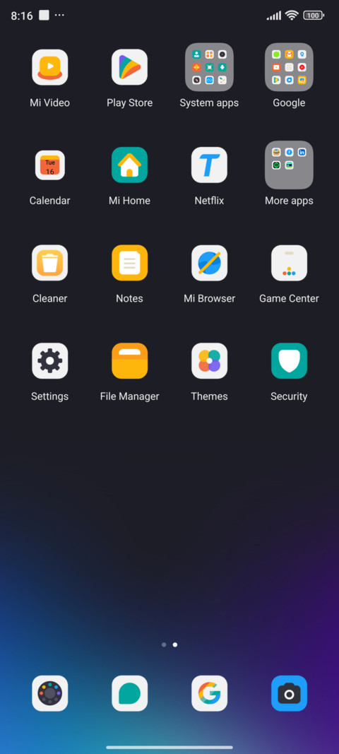 Simple round color screenshot