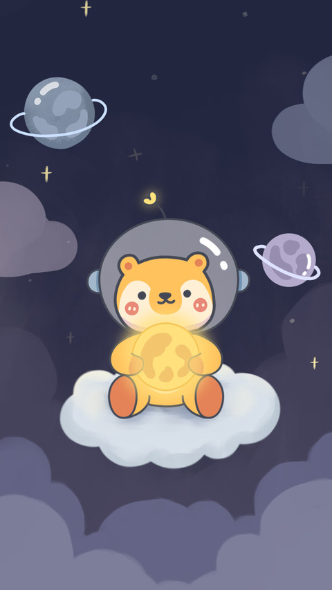 Cute pet astronaut screenshot