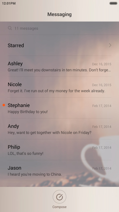 Coffee screenshot