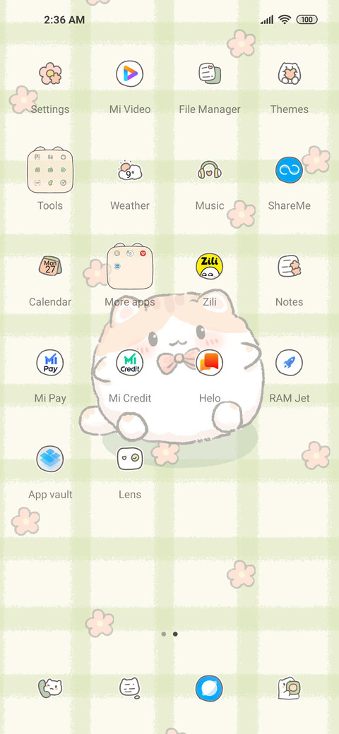 Cat cat ball screenshot