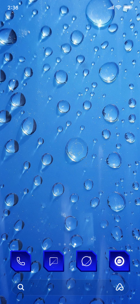Blue Simple screenshot