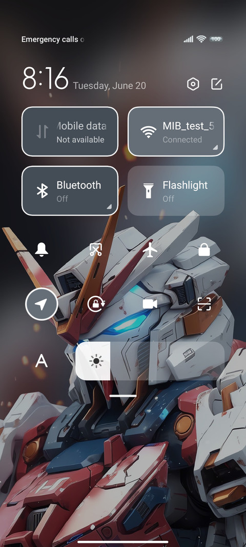 Retro mecha screenshot
