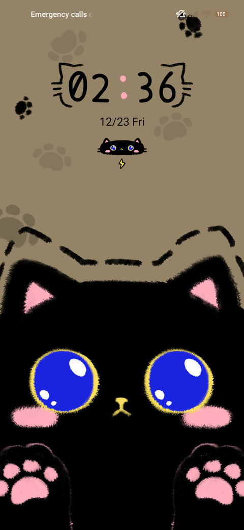 Big eyed black cat screenshot
