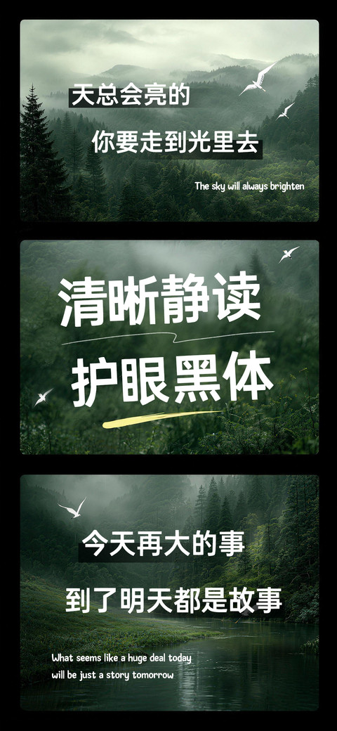 清晰静读护眼黑体 screenshot