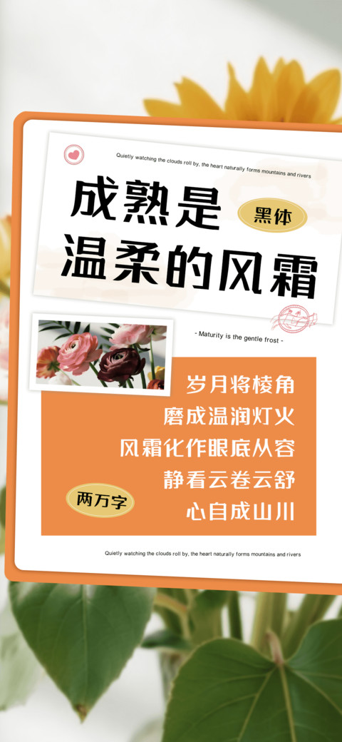成熟是温柔的风霜 screenshot