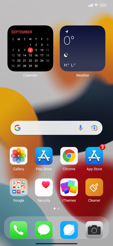 iOX 15 screenshot