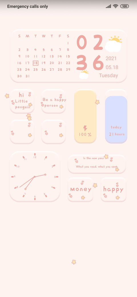 Mimic widget screenshot
