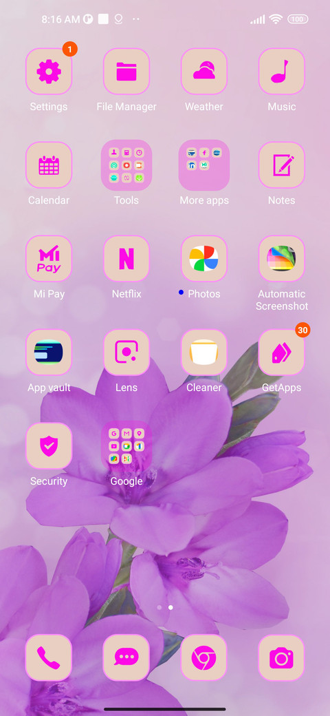 pastel blossom screenshot
