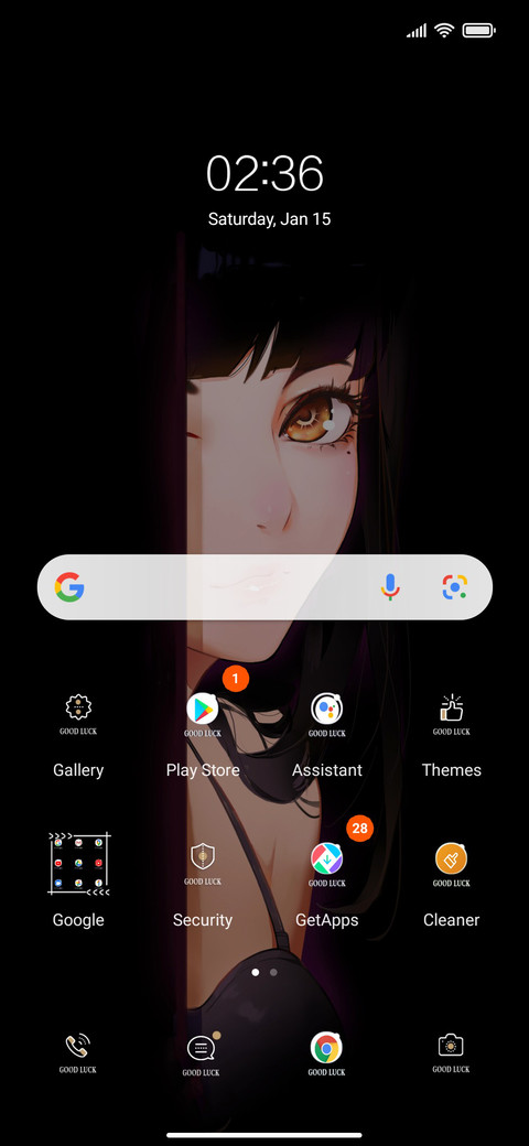 Dynamic blinking screenshot
