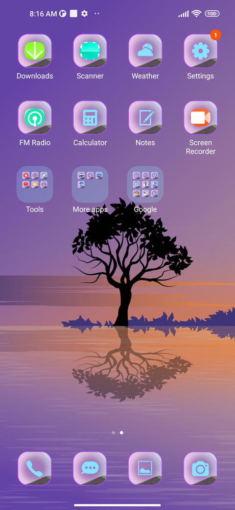 pastel violet screenshot
