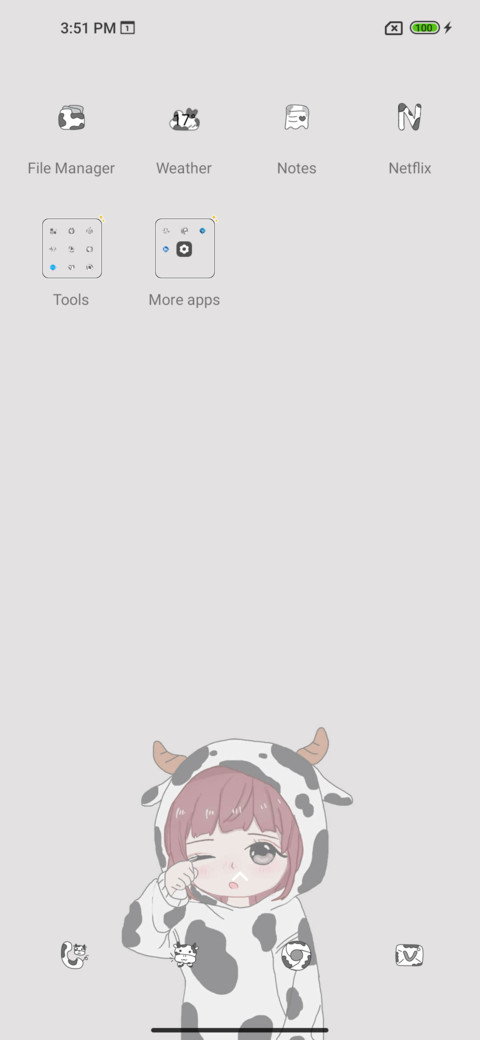The cow is bullish screenshot