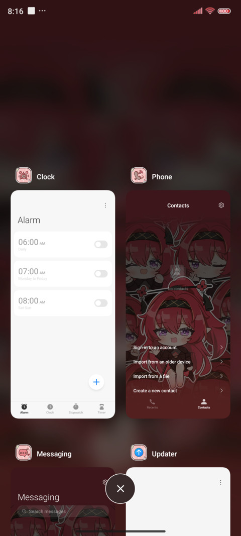 Cute red hair girl screenshot