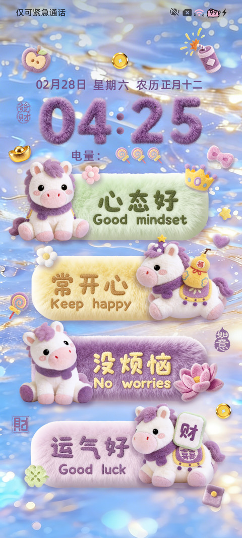 流水生财 毛绒小马 screenshot