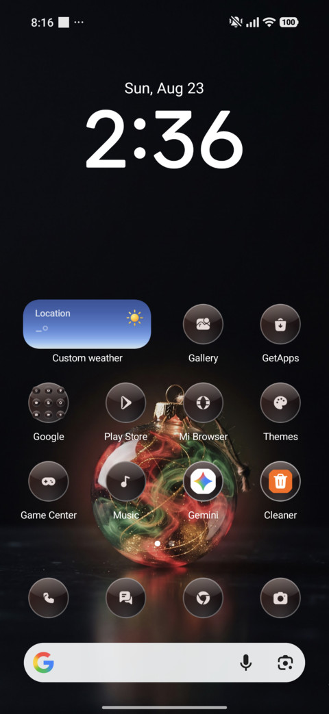 Glass Bauble screenshot