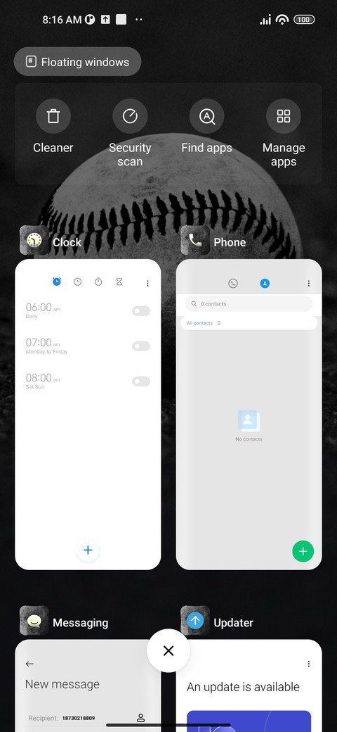 minimal screenshot