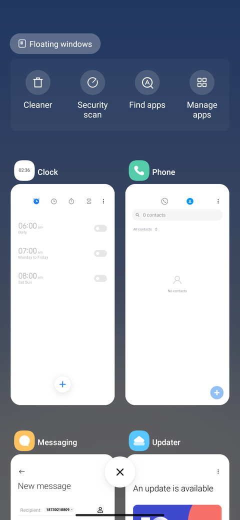 clean ui screenshot