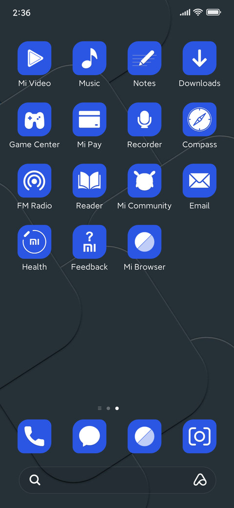 Blue Color screenshot