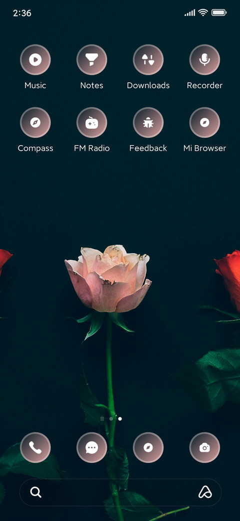 Pink Red Roses screenshot