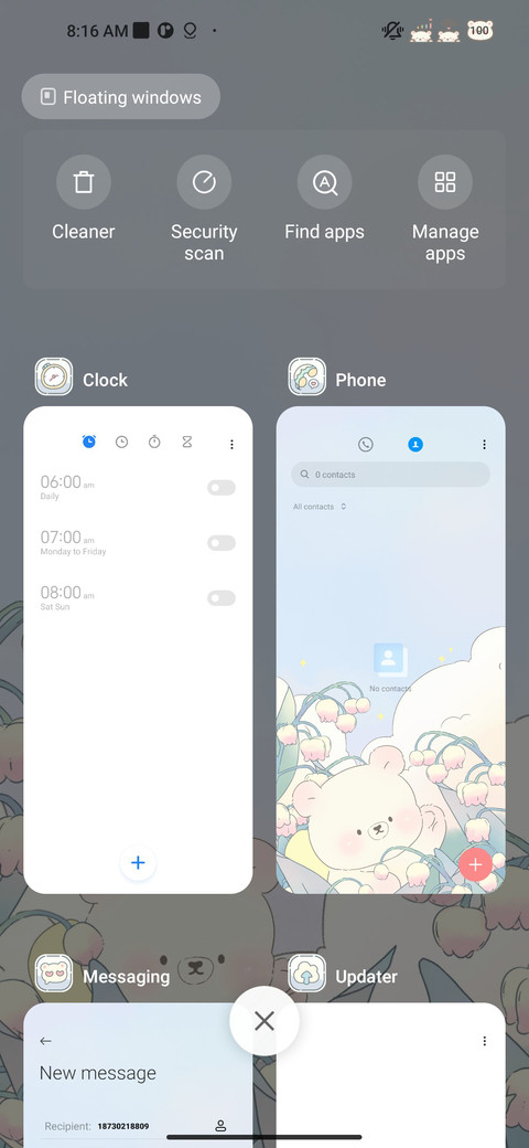 Bear and flower screenshot