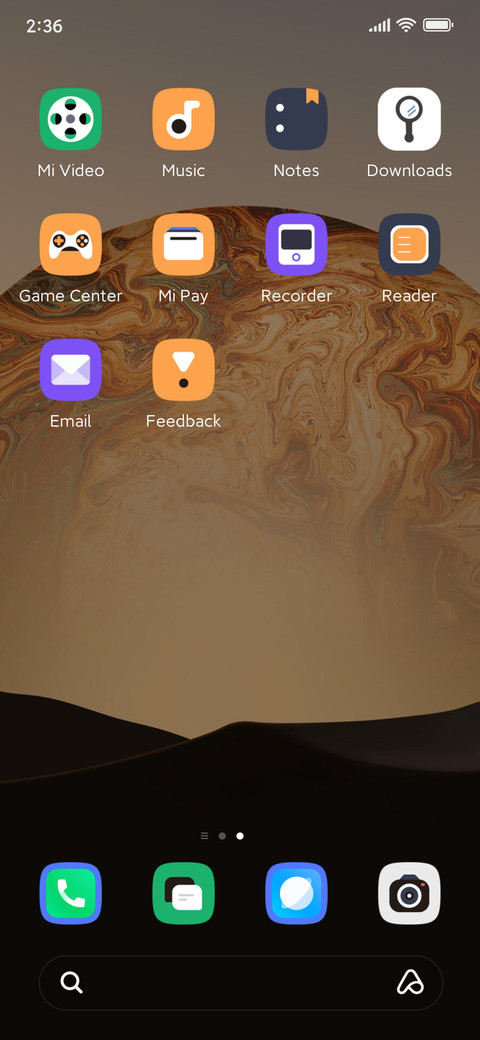 sunrise screenshot