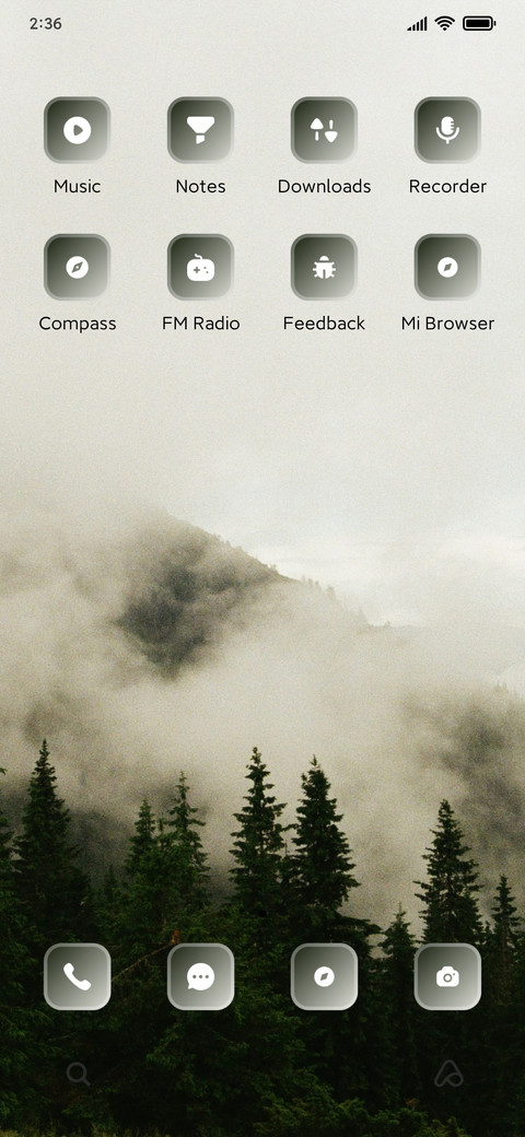 Trees mountain screenshot