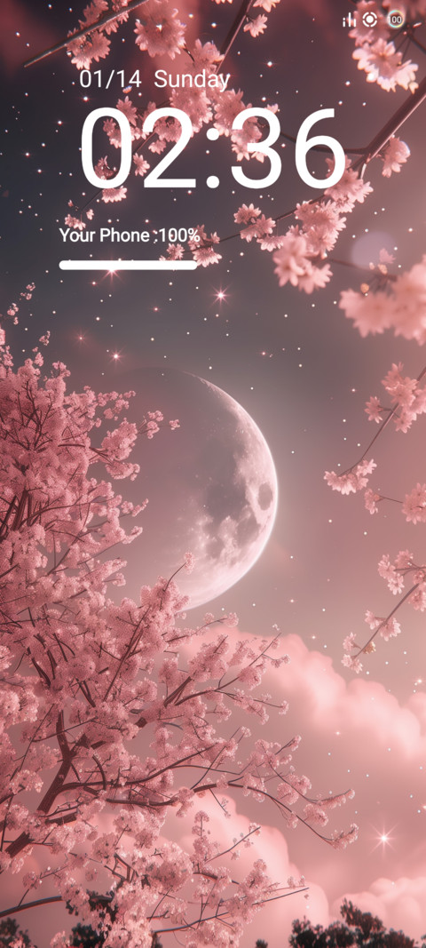 Romantic moon screenshot