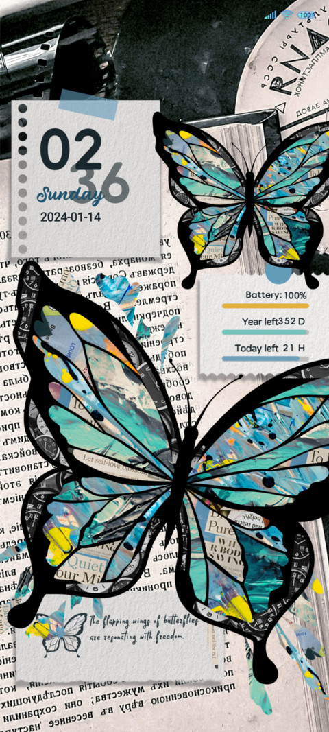 Ins butterfly screenshot