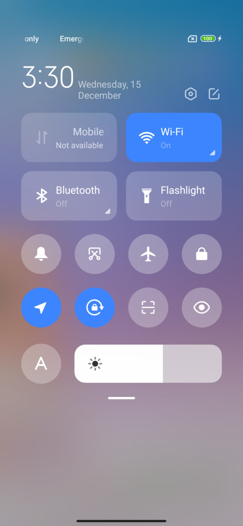Gold gradient screenshot