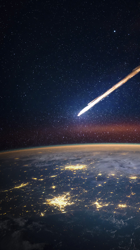 Shooting Star over Earth screenshot