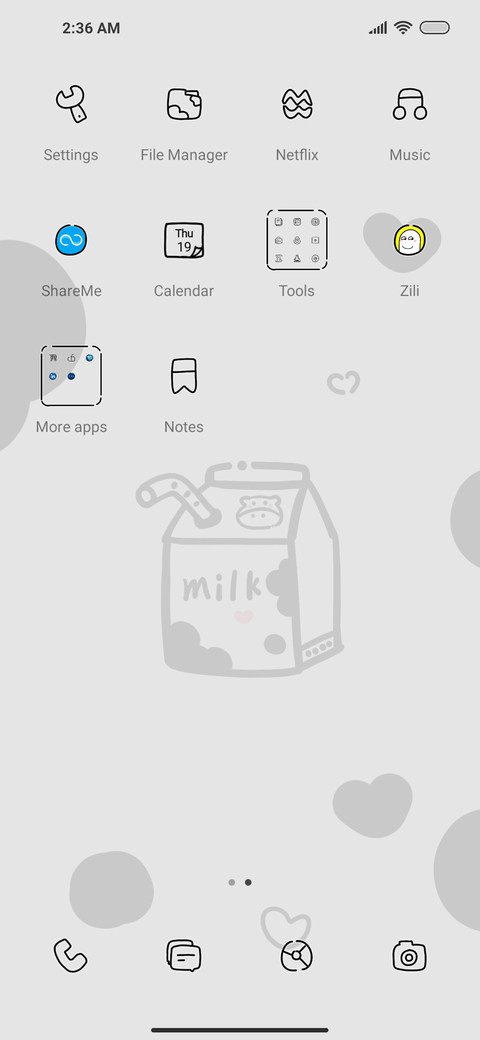 Milk streaks screenshot
